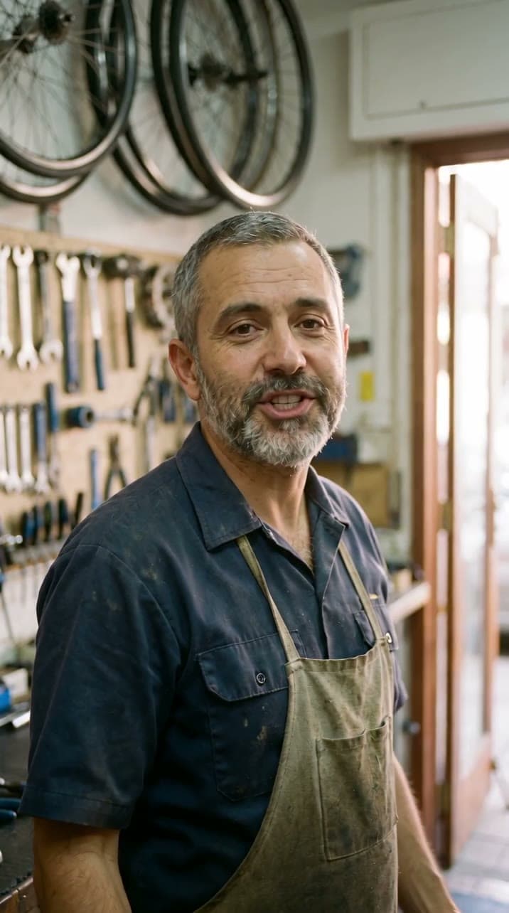 A bike mechanic